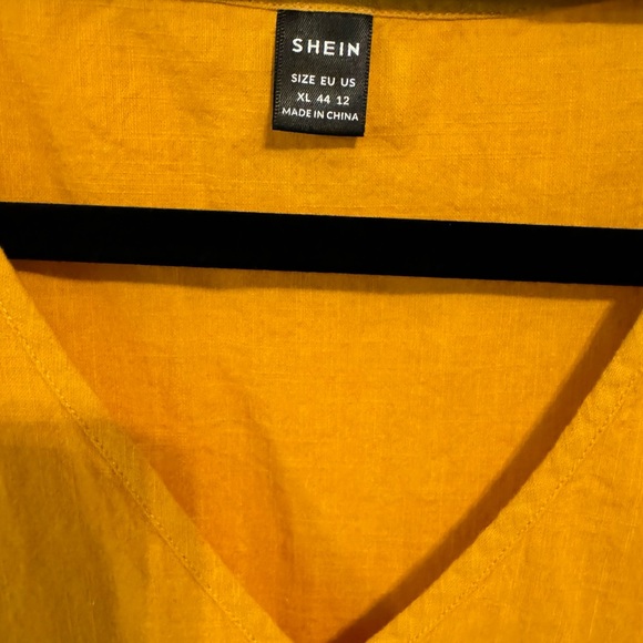 SHEIN linen dress, size 12, NWOT - Picture 3 of 3